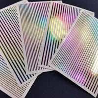 Rainbow Stripes Stickers